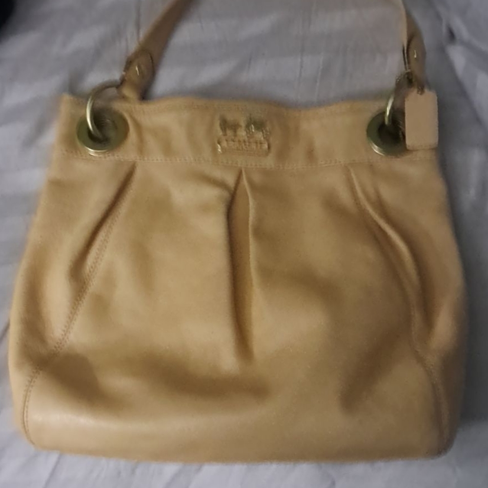 Coach leather purse (hippie style)